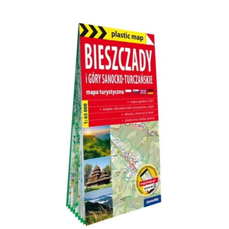 Bieszczady i Góry Sanocko-Turczańskie mapa...