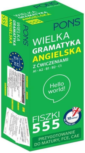 Przejdź do produktu FISZKI 555 WIELKA GRAMATYKA ANGIELSKA POZIOM...