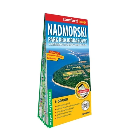 Nadmorski Park Krajobrazowy mapa turystyczna...