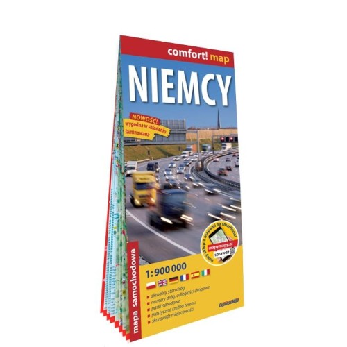 Przejdź do produktu NIEMCY MAPA SAMOCHODOWA 1:900 000 LAMINAT 2023