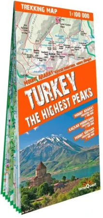 Turkey the Highest Peakstrekking map 1:100 000...