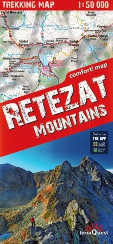 Przejdź do produktu RETEZAT RETEZAT MOUNTAINS LAMINOWANA MAPA...