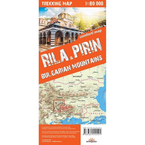 Przejdź do produktu RILA&PIRIN BULGARIAN MOUNTAINS TREKKING MAP...