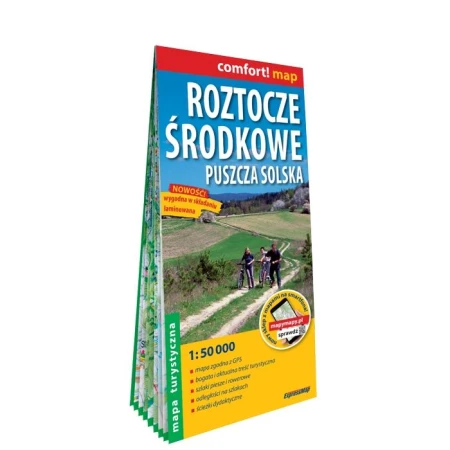 Roztocze Środkowe Puszcza Solska mapa...
