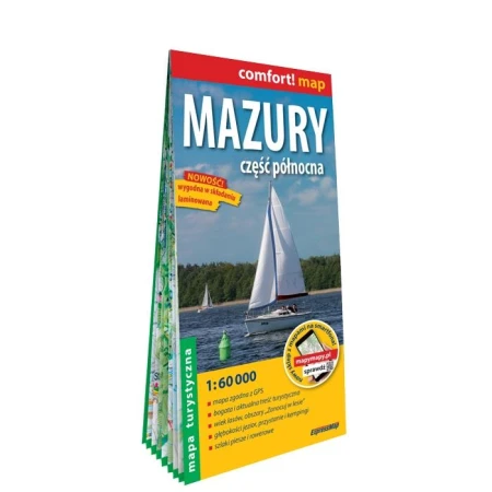 Mazury cz. Północna mapa turystyczna 1:60 000...