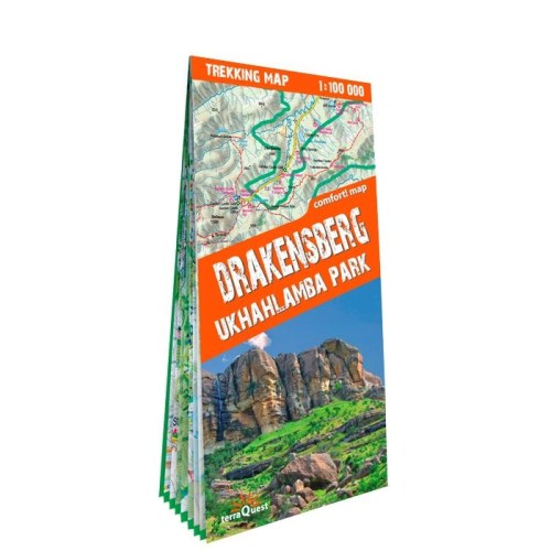 Przejdź do produktu DRAKENSBERG UKHAHLAMBA PARK TREKKING MAP 1:100...