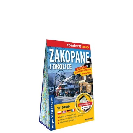 Zakopane i okolice plan miasta 1:15 000...