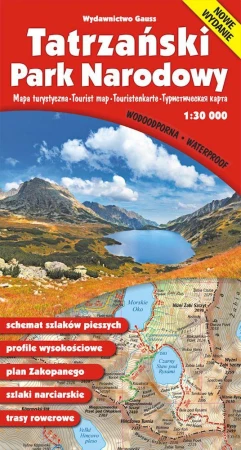 Mapa Tatrzański Park Narodowy wyd. foliowane...