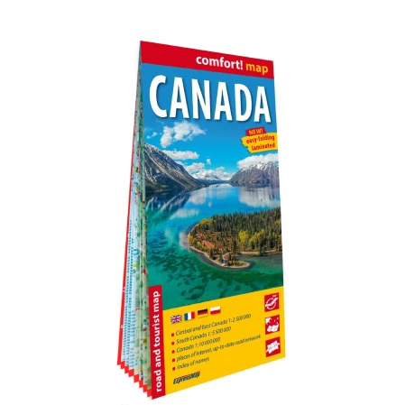Canada road and tourist map 1:10 000 000 ANG...