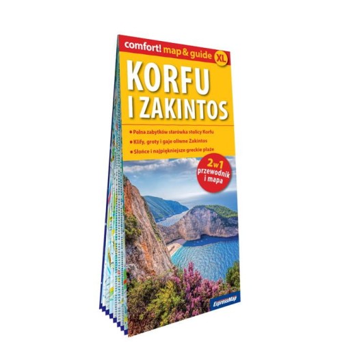 Przejdź do produktu KORFU I ZAKINTOS MAP&GUIDE XL LAMINAT 2025