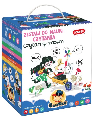 Czytamy razem Zestaw do nauki czytania  2+ 3+...