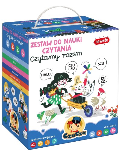 Przejdź do produktu CZYTAMY RAZEM ZESTAW DO NAUKI CZYTANIA  2+ 3+...
