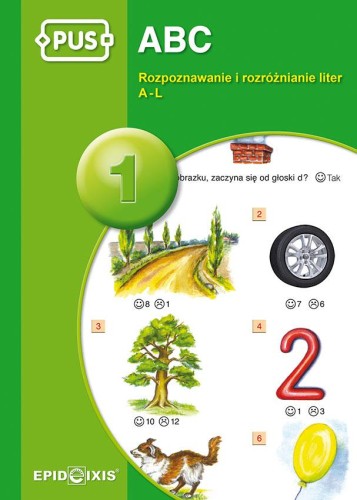 Przejdź do produktu PUS ABC 1 - ROZPOZNAWANIE I ROZRÓŻNIANIE LITER A-L