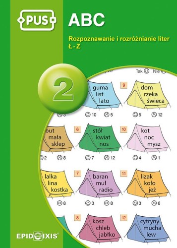 Przejdź do produktu PUS ABC 2 - ROZPOZNAWANIE I ROZRÓŻNIANIE LITER Ł-Z