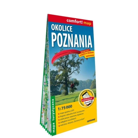 Okolice Poznania mapa turystyczna 1:75000...