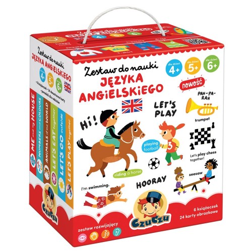 Przejdź do produktu ZESTAW DO NAUKI JĘZYKA ANGIELSKIEGO CZUCZU DLA...