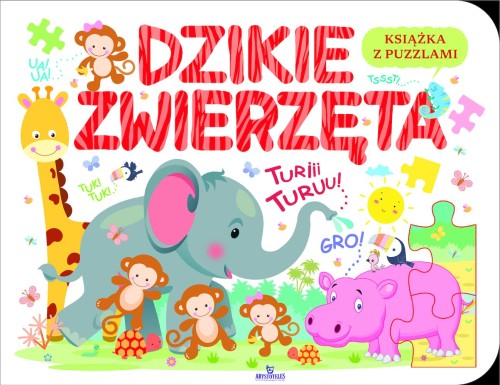 Przejdź do produktu DZIKIE ZWIERZĘTA. KSIĄŻKA Z PUZZLAMI