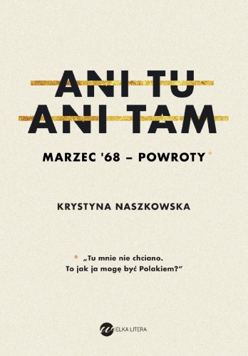 Przejdź do produktu ANI TU ANI TAM MARZEC 68 POWROTY