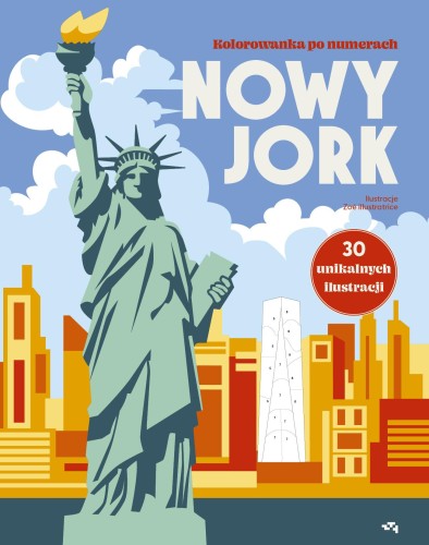 Przejdź do produktu NOWY JORK. KOLOROWANKA PO NUMERACH. RELACJA RELAKS