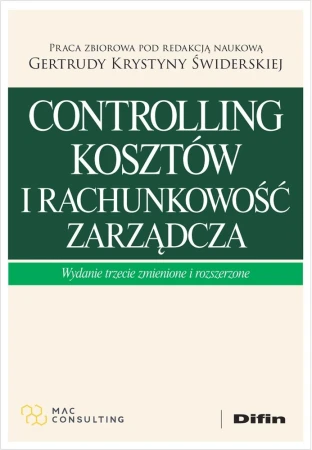 Controlling kosztów i rachunkowość zarządcza...