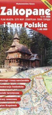 Przejdź do produktu ZAKOPANE. PLAN MIASTA 1:11 000 I TATRY POLSKIE...