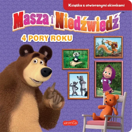 4 pory roku. Masza i Niedźwiedź. Książka z...