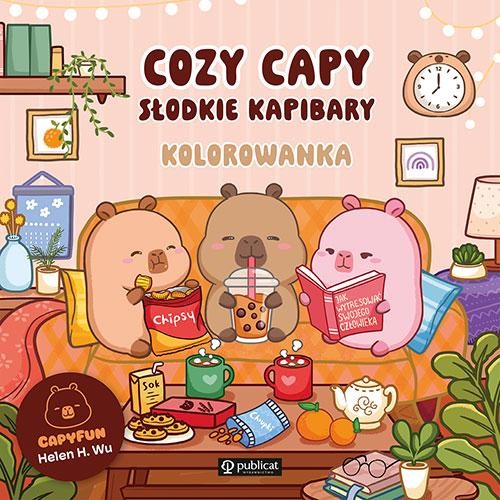 Przejdź do produktu COZY CAPY. SŁODKIE KAPIBARY. KOLOROWANKA