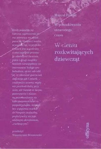 Przejdź do produktu W CIENIU ROZKWITAJĄCYCH DZIEWCZĄT, MARCEL PROUST