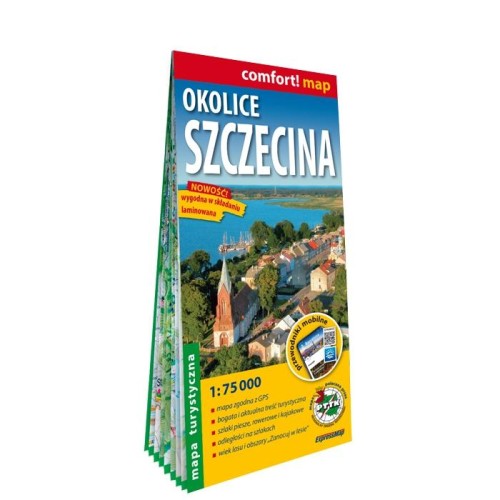 Przejdź do produktu OKOLICE SZCZECINA MAPA TURYSTYCZNA 1:75 000...