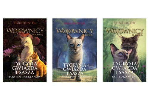 Przejdź do produktu PAKIET TYGRYSIA GWIAZDA I SASZA. WOJOWNICY. MANGA