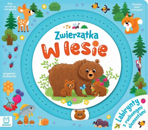 Przejdź do produktu ZWIERZĄTKA W LESIE. LABIRYNTY Z RUCHOMYMI...