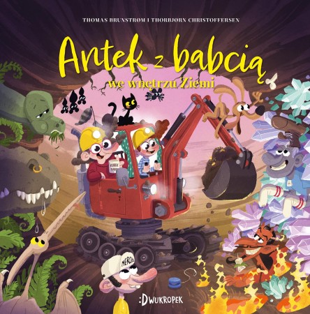 Antek z babcią we wnętrzu Ziemi. Antek i...