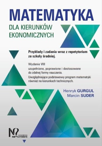 Przejdź do produktu MATEMATYKA DLA KIERUNKÓW EKONOMICZNYCH....