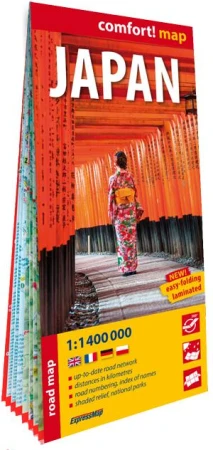 Japonia (Japan) laminowana mapa...