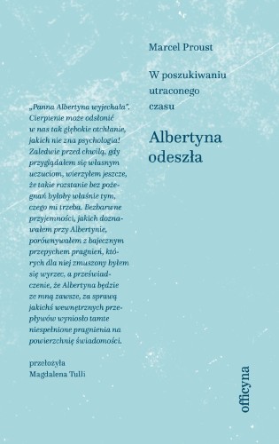 Przejdź do produktu ALBERTYNA ODESZŁA, MARCEL PROUST
