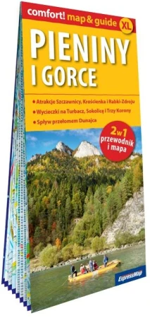Pieniny i Gorce laminowany map&guide XL 2w1...