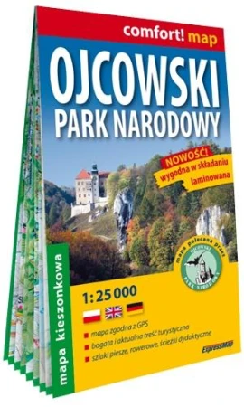 Ojcowski Park Narodowy kieszonkowa laminowana...