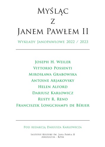 Przejdź do produktu MYŚLĄC Z JANEM PAWŁEM II. WYKŁADY JANOPAWŁOWE...