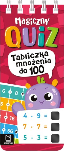 Przejdź do produktu MAGICZNY QUIZ. TABLICZKA MNOŻENIA DO 100. NA...
