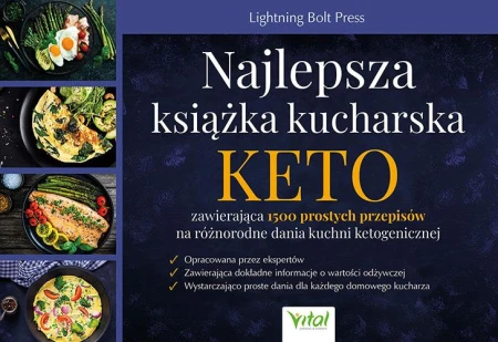 Najlepsza książka kucharska KETO zawierająca...