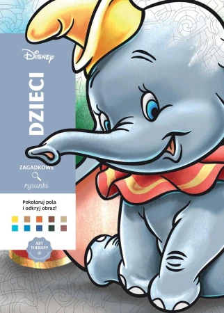 Dzieci. Disney. Zagadkowe rysunki. Kolorowanka...