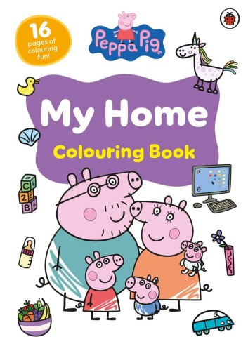Przejdź do produktu PEPPA PIG. MY HOME COLOURING BOOK