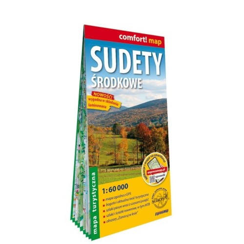 Przejdź do produktu SUDETY ŚRODKOWE LAMINOWANA MAPA TURYSTYCZNA...