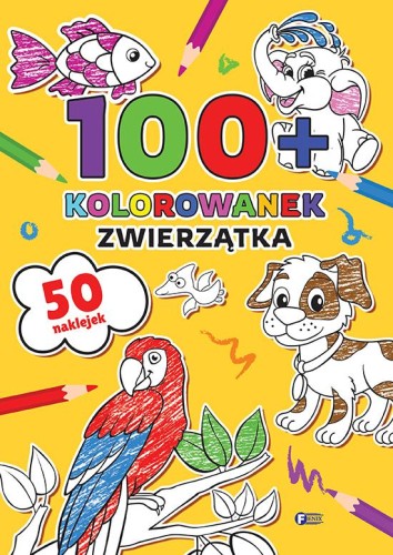 Przejdź do produktu ZWIERZĄTKA. 100+ KOLOROWANEK, OPRACOWANIE ZBIOROWE