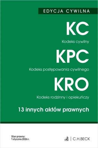 Przejdź do produktu EDYCJA CYWILNA. KODEKS CYWILNY. KODEKS...