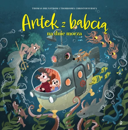 Antek z babcią na dnie morza. Antek i babcia....