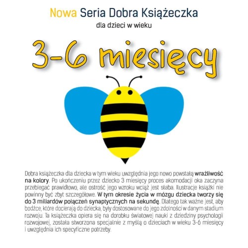 Przejdź do produktu NOWA SERIA DOBRA KSIĄŻECZKA 3-6 MIESIĘCY