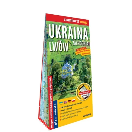 Ukraina Zachodnia 1:500 000 Lwów 1:10 000 mapa...