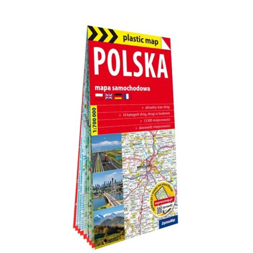 Przejdź do produktu POLSKA MAPA SAMOCHODOWA 1:700 000 FOLIOWANA 2026