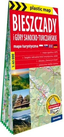 Bieszczady i Góry Sanocko-Turczańskie mapa...